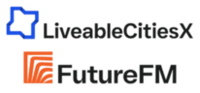 LiveableCitiesX and Future FM logosu